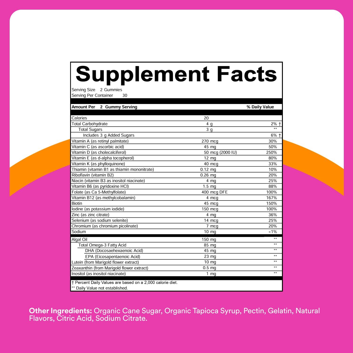 Teen Girl Multivamin (teen to 21 year old)