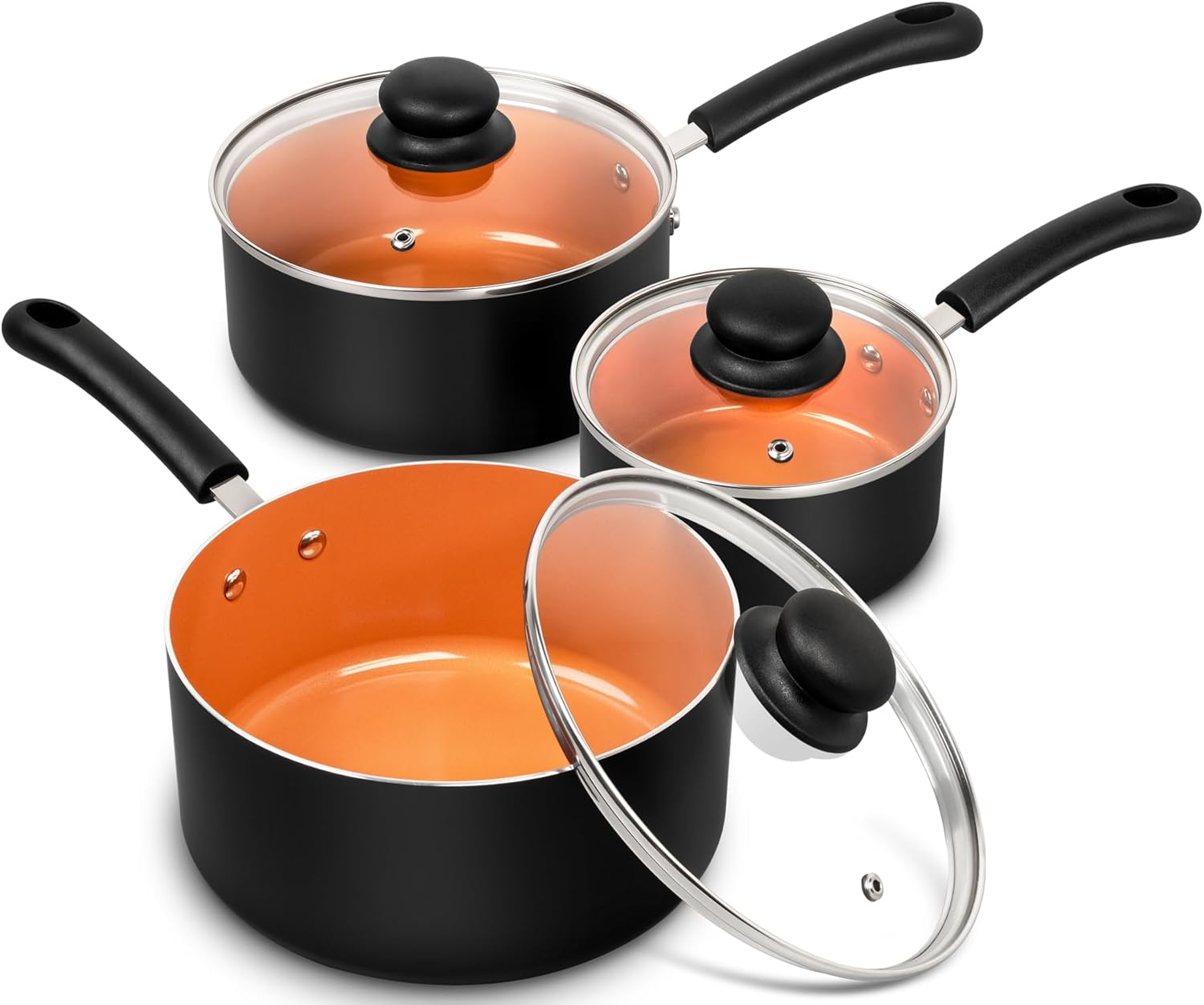 Michelangelo Nonstick Sauce Pan with Lid