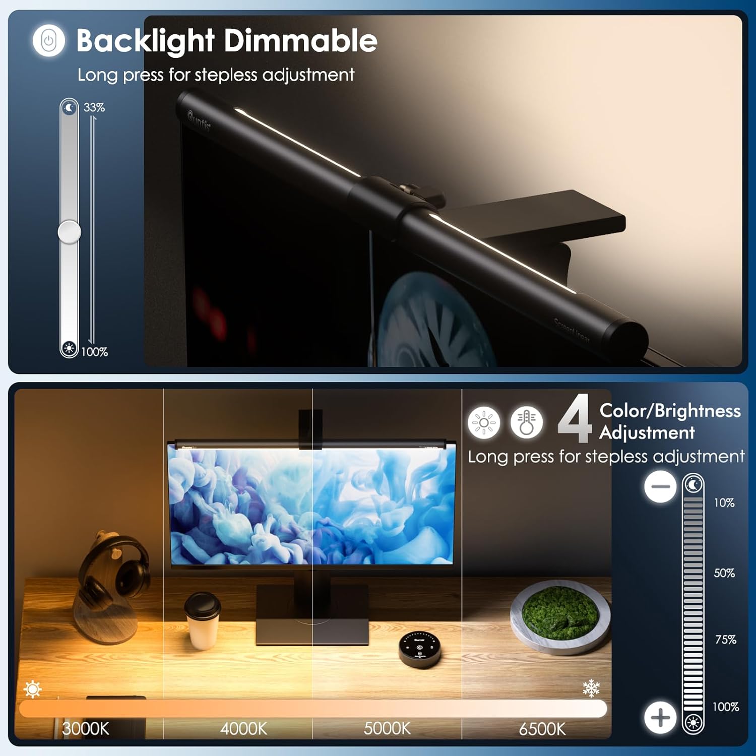 Monitor Light Bar with Remote