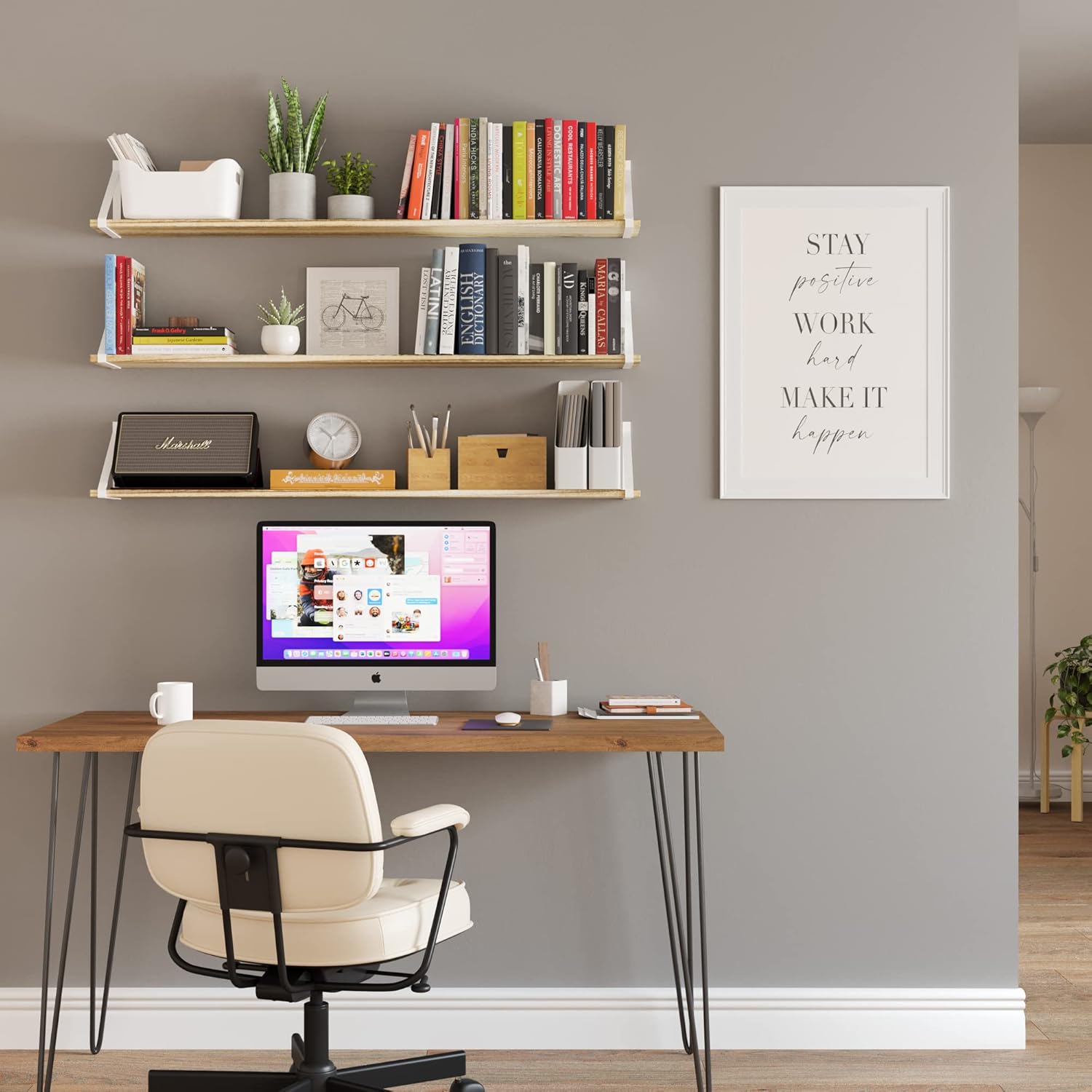 Long Floating Shelves