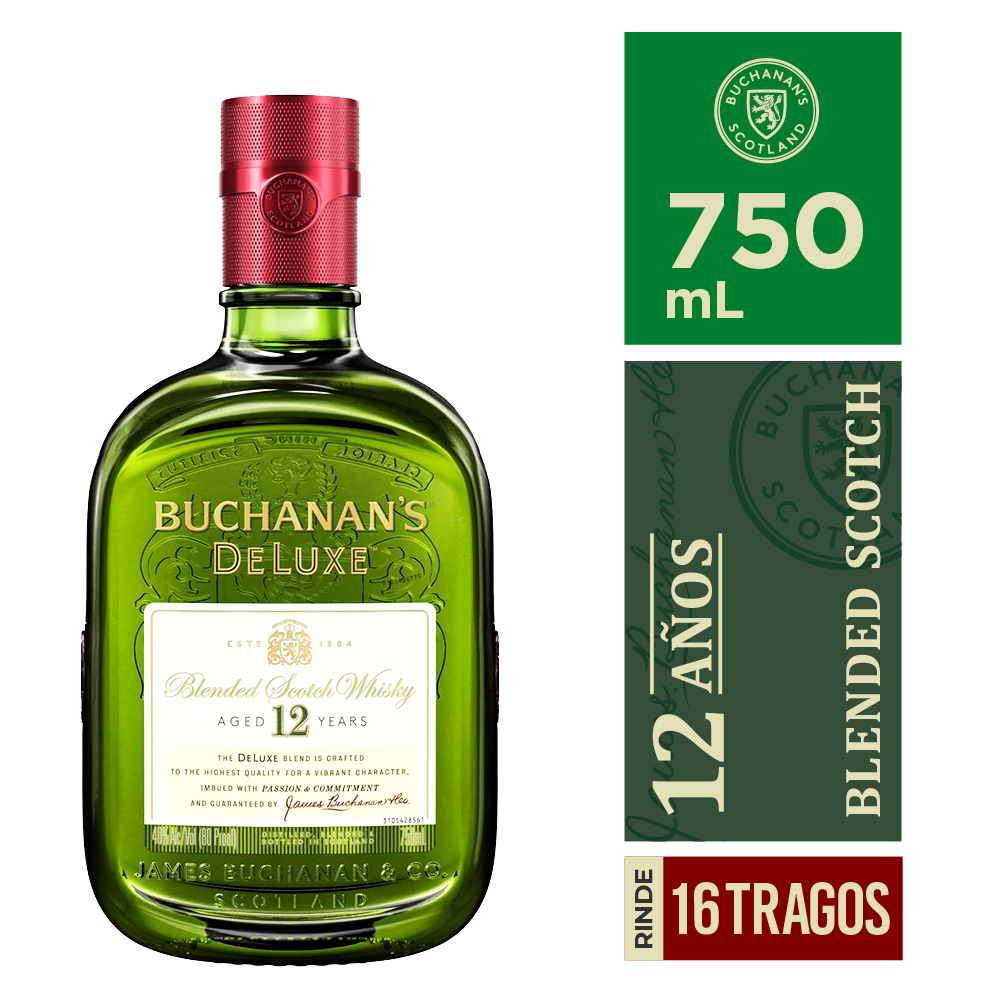 Buchanan's Deluxe 12 años 750 mL
