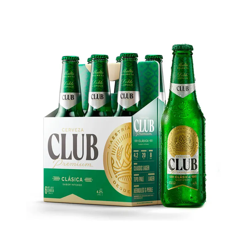 Cerveza Club Premium Clásica