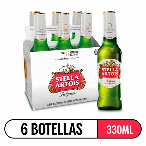 Stella Artois 6 Botellas