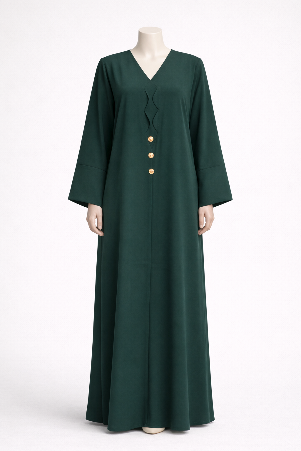 Elegant Green Abaya