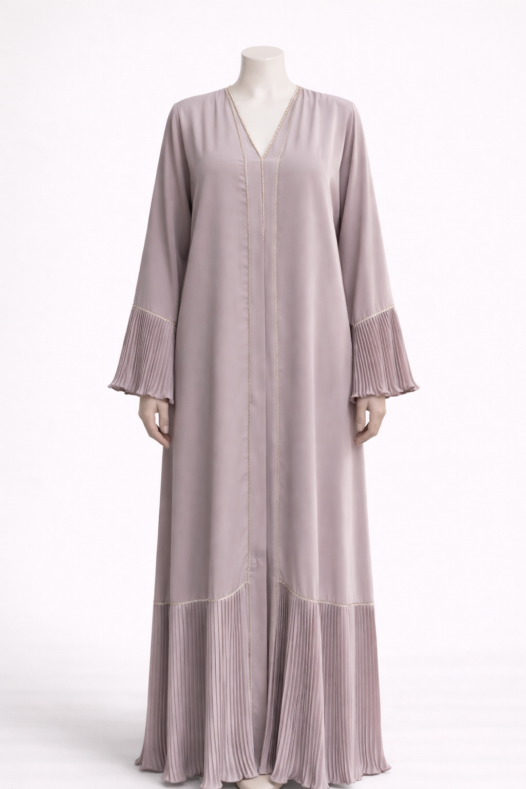 Elegant Pleated Abaya