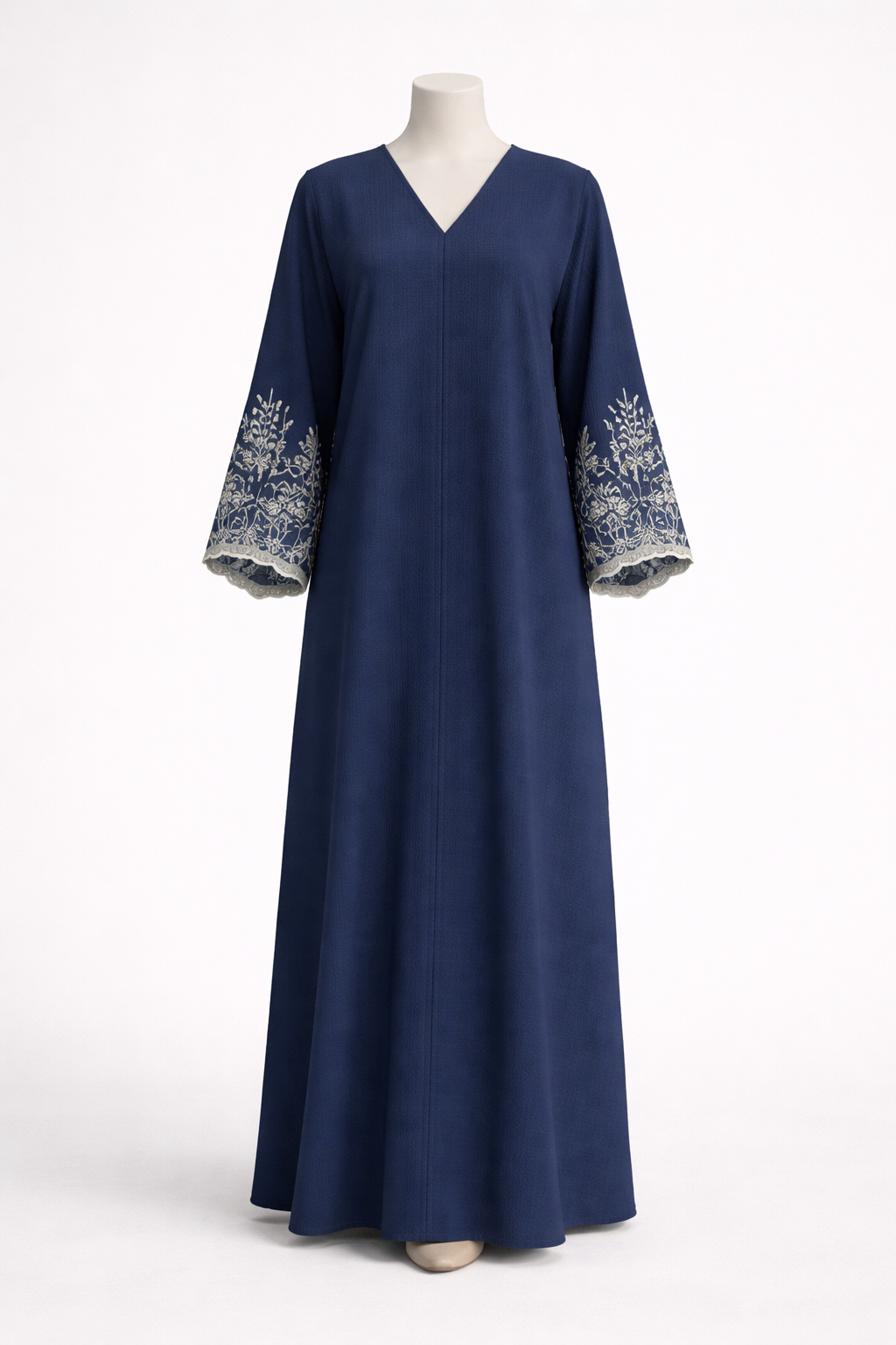 Elegant Navy Blue Abaya