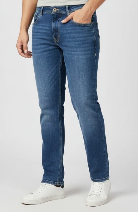 U.S. Polo ASSN. Men's Regular Fit Mid Rise Jeans