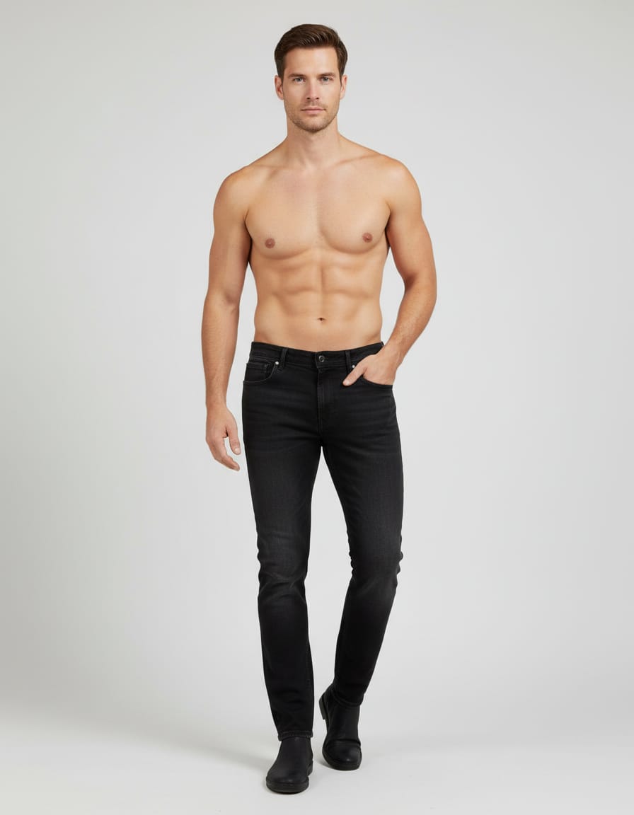 Wrangler Men's Regular Fit Mid Rise Jeans