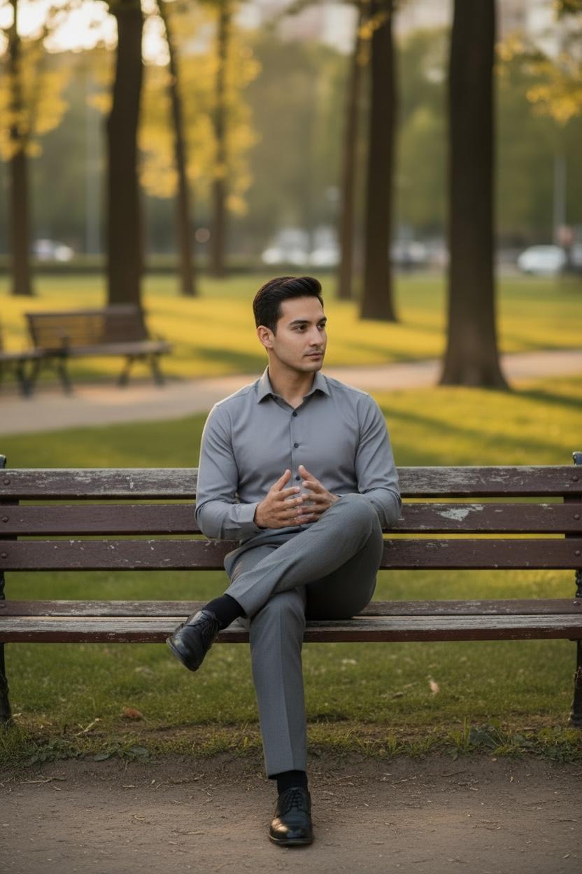 Men's Formal Cotton Grey Cut Shirt | Office Wear | Professional Wear 