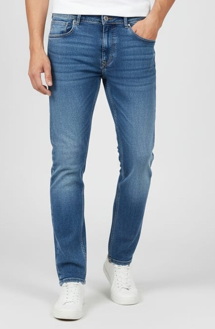 U.S. Polo ASSN. Men's Regular Fit Mid Rise Jeans