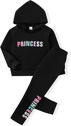 Girls' 'Princess' Hoodie and Sweatpants Set