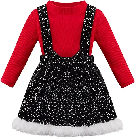 Girls' Holiday Dress Set