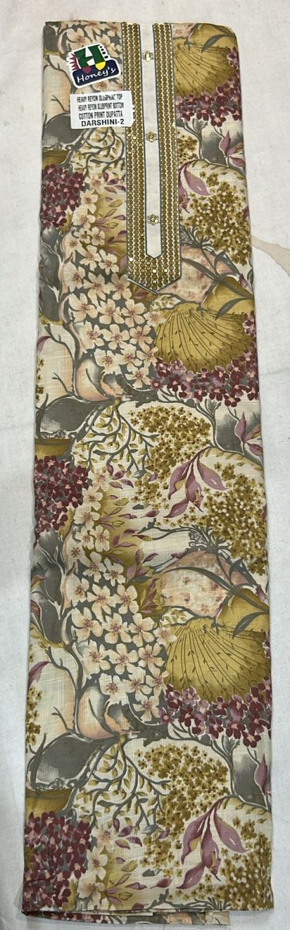 Floral Printed Suit Fabric