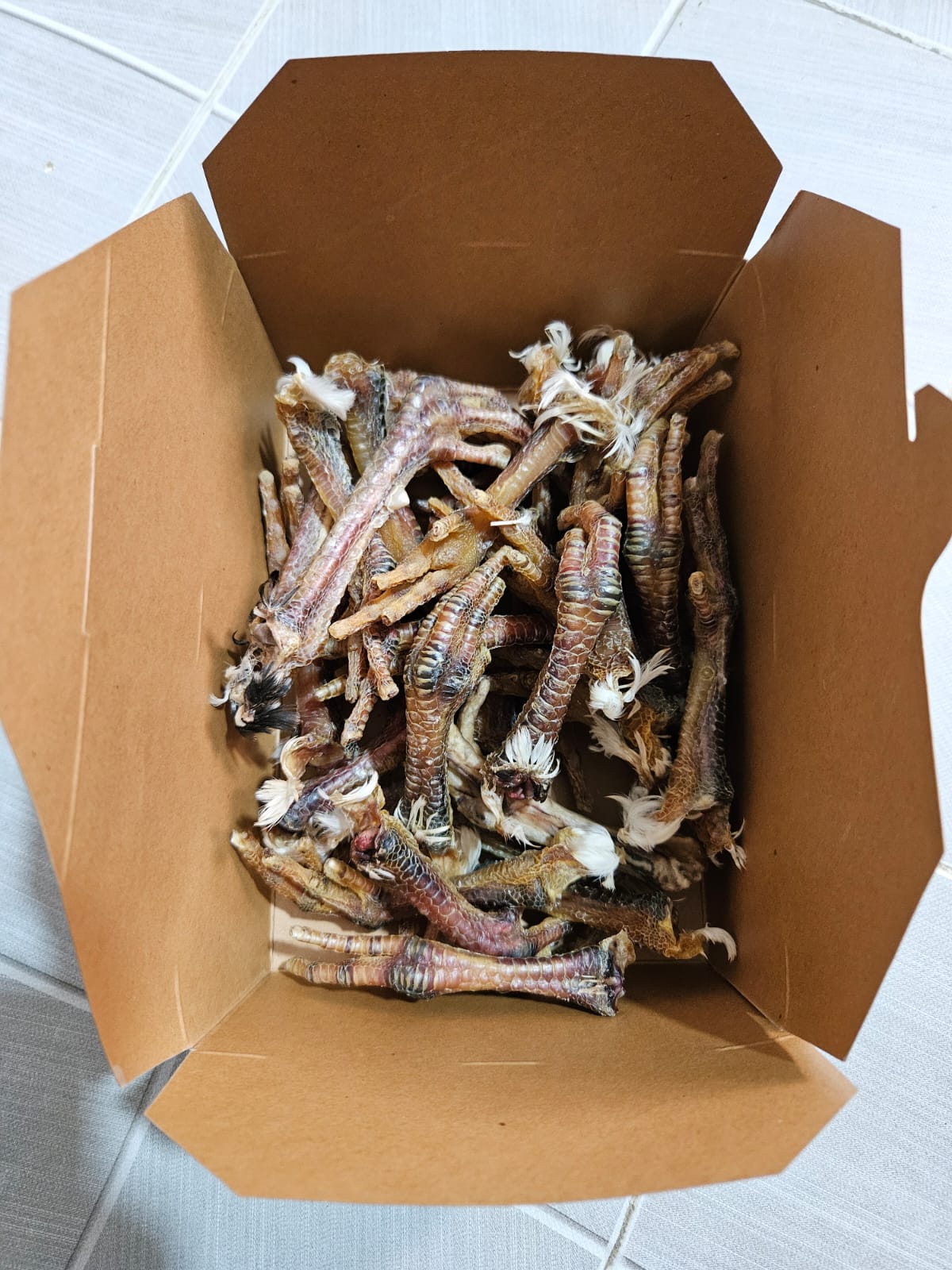 Dehydrated Chicken Feet - Chemical Free Pack of 30