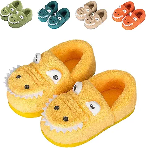 Children’s Dinosaur Plush Slippers