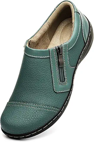 Green Casual Slip-On Shoe