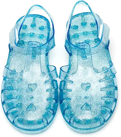 Blue Jelly Sandals