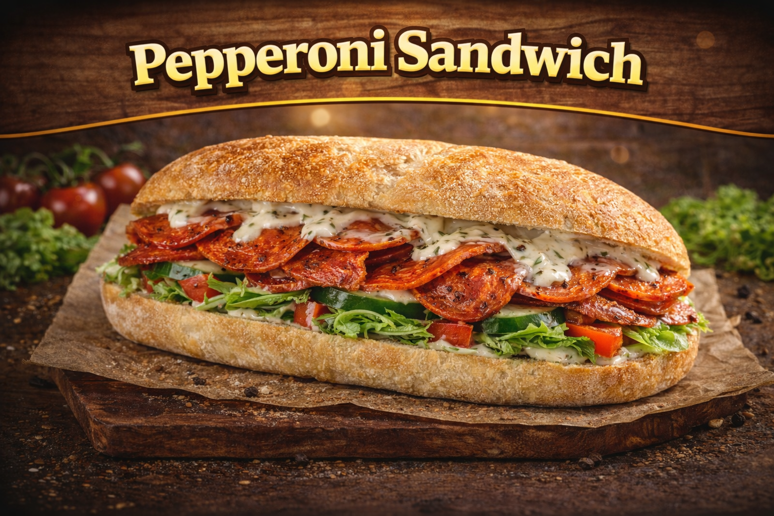 🍕 Pepperoni Sandwich