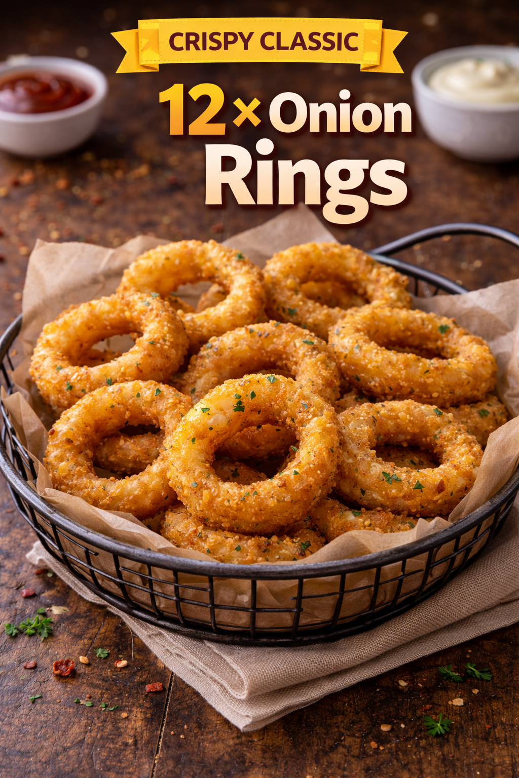 🧅 12 X Onion Rings