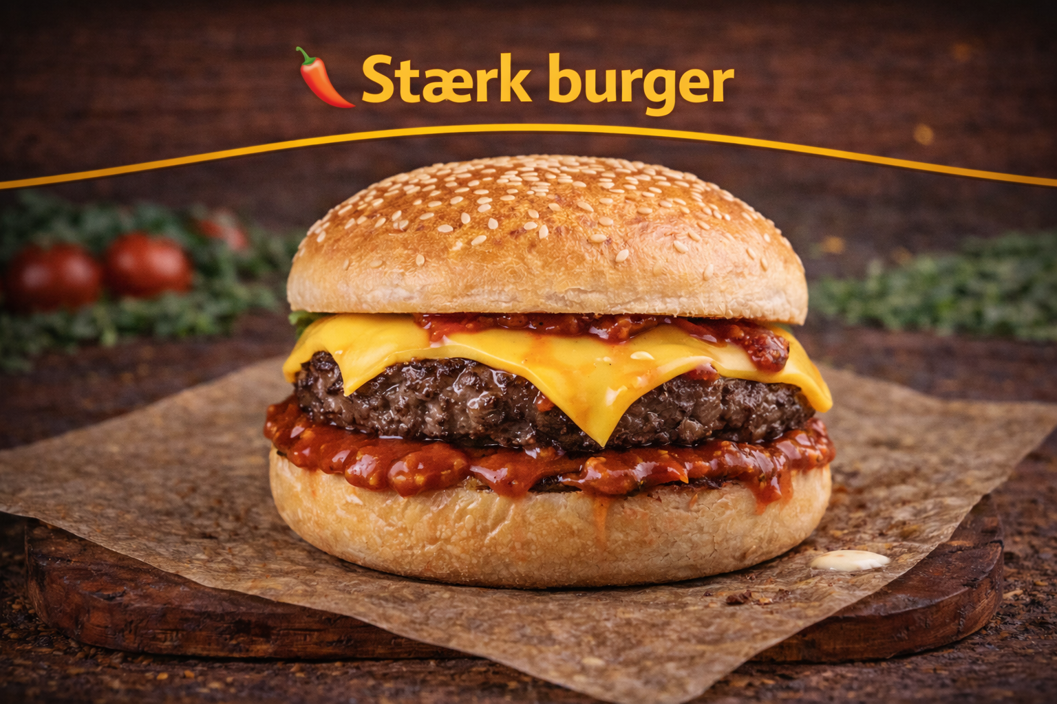 🌶️-. STÆRK BURGER