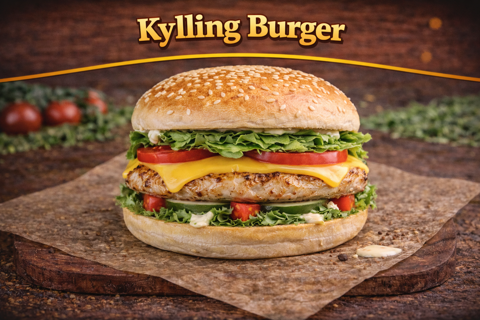 🍗 KYLLING BURGER (CHICKEN)