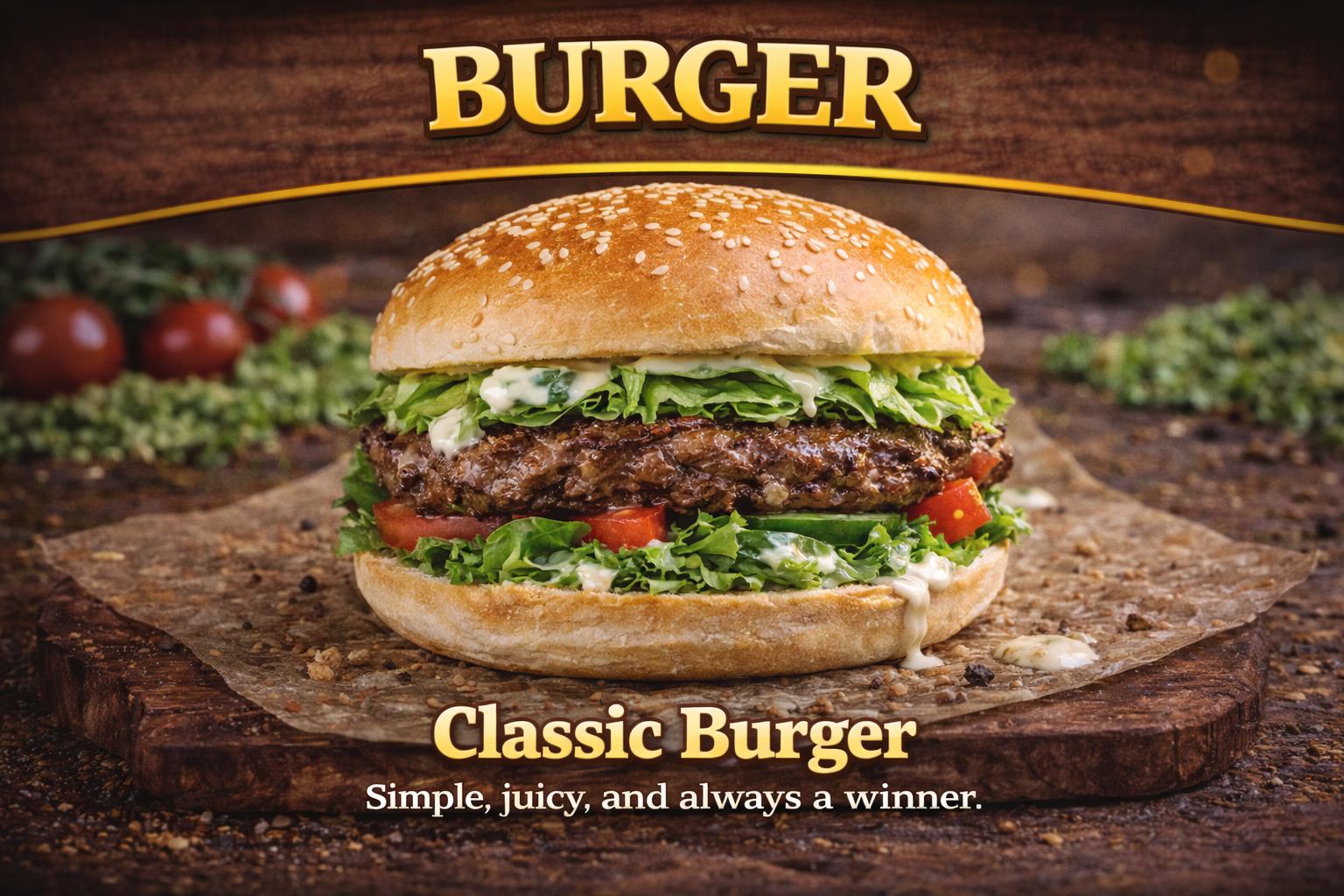 π Classic Burger