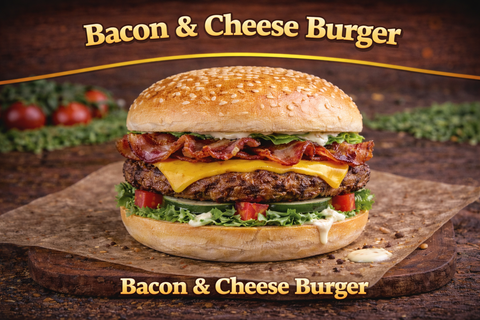 🥓🧀 BACON-CHEESE BURGER