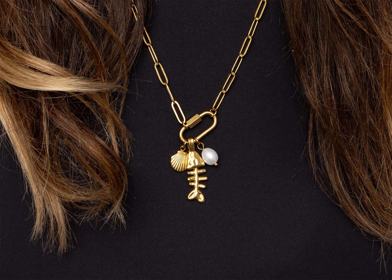 18K auksu dengta grandinėlė