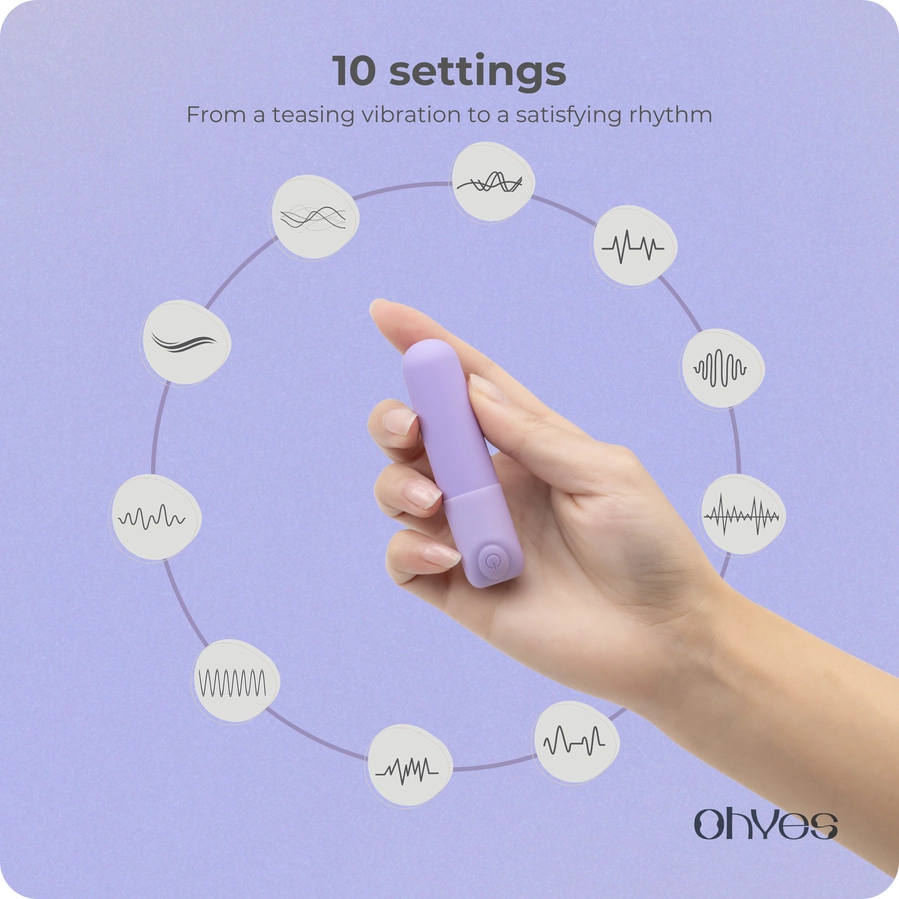 Ohyes Mini kulkinis vibratorius - Levanda