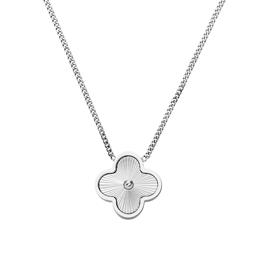 Paauksuota grandinėlė su dobilu