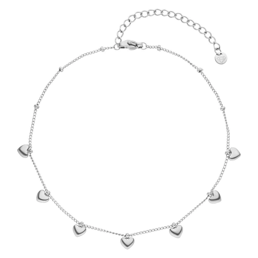 Kulkšnies apyrankė su širdelėmis