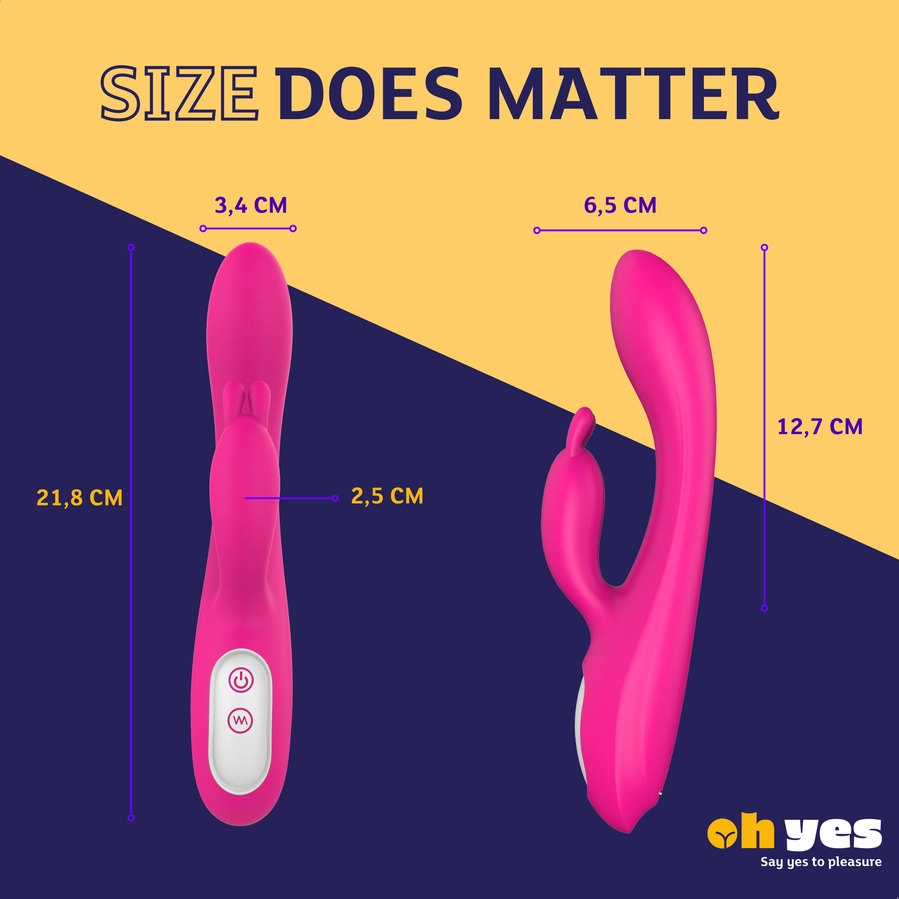 Šildantis vibratorius 'Rabbit'