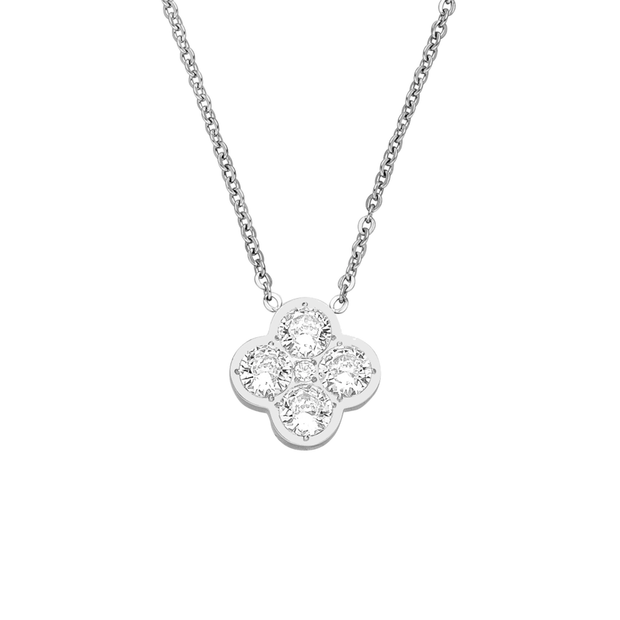 Kaklo papuošalas dengtas 18K auksu su cirkoniais