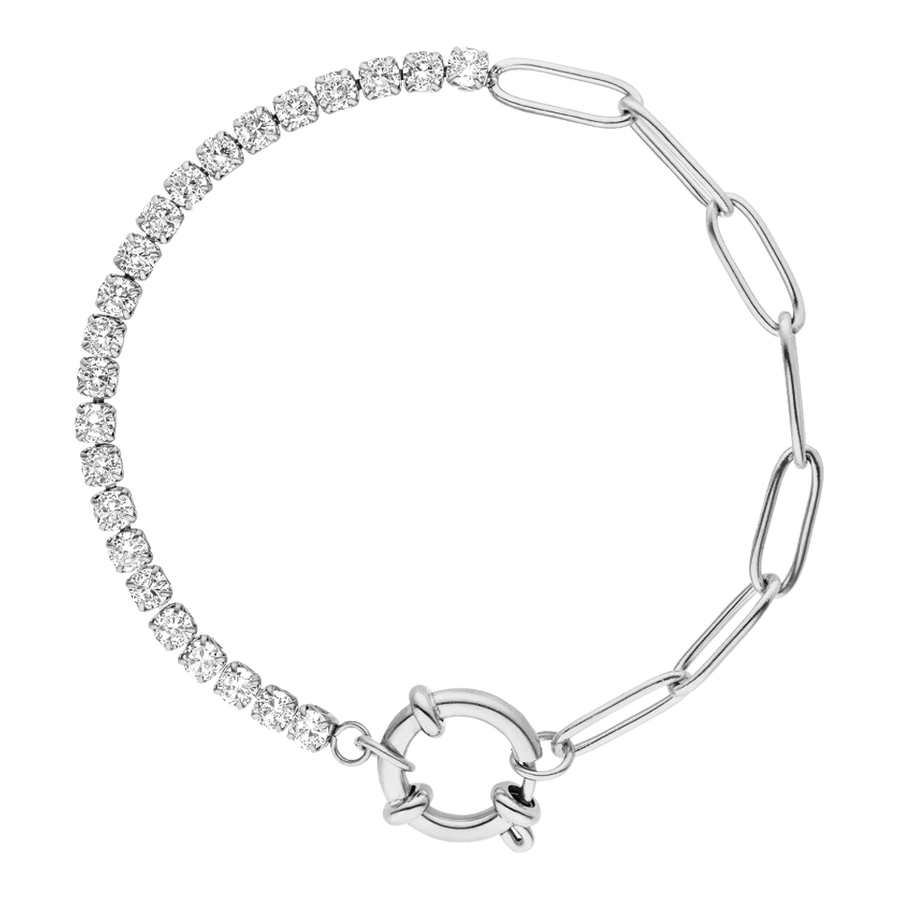 Auksu dengta apyrankė su cirkoniais