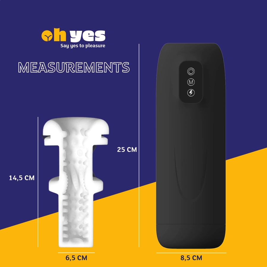 Automatinis vyriškas masturbatorius OhYes