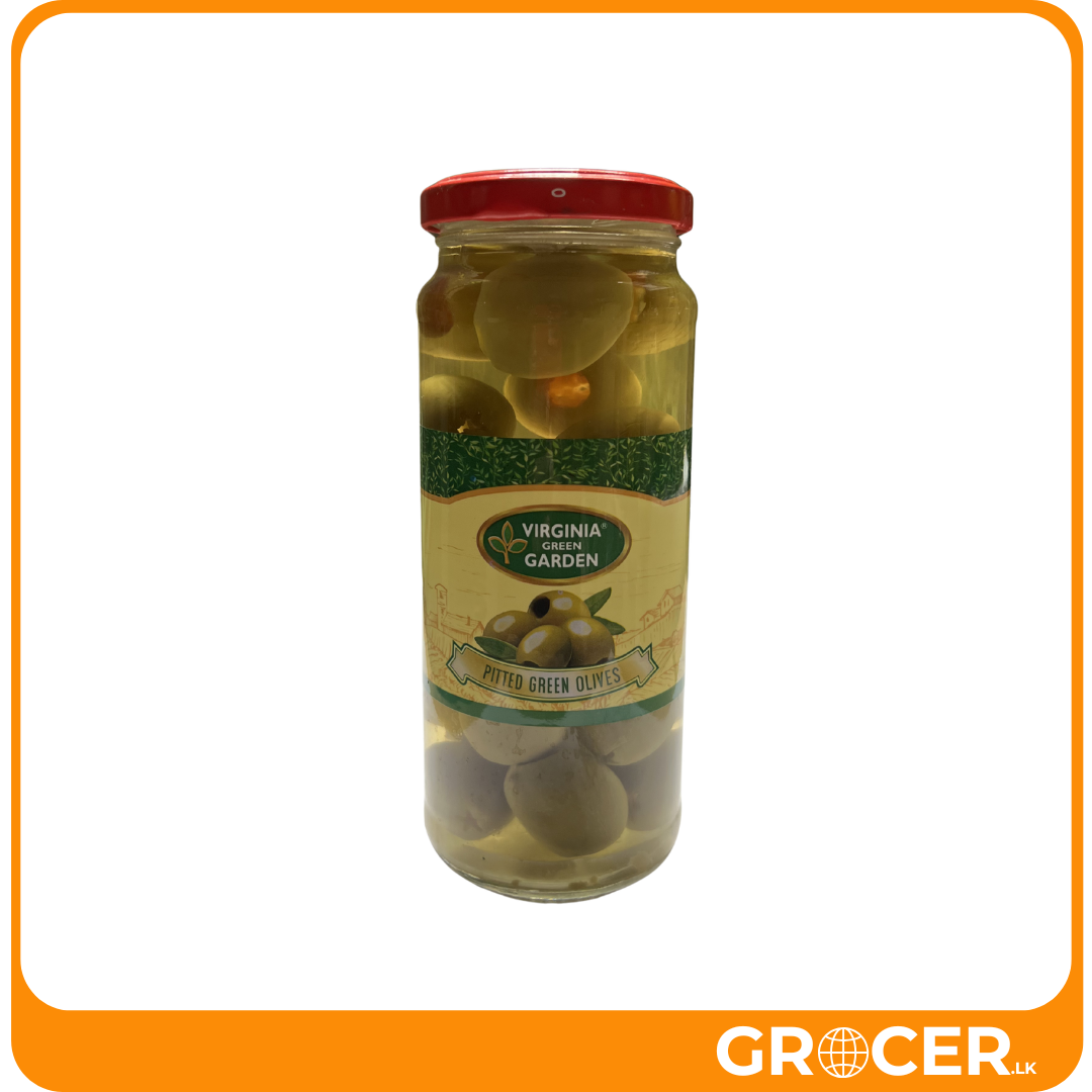 Virginia Garden Pitted Green Olives