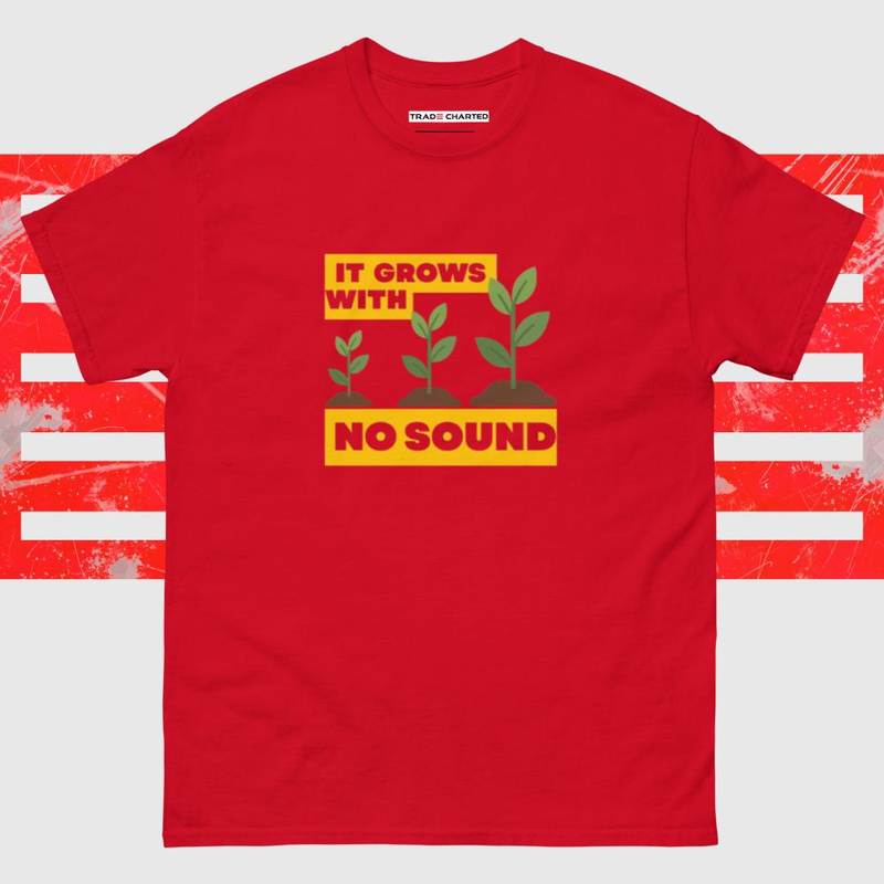 Grows with No Sound Cotton t-shirt | Unisex
