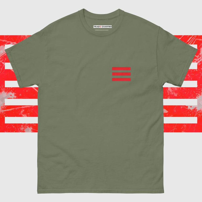 Red Lines Premium Cotton t-shirt | Unisex