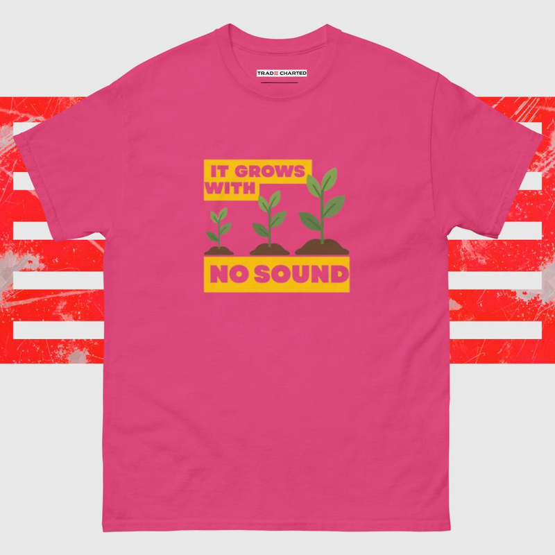 Grows with No Sound Cotton t-shirt | Unisex