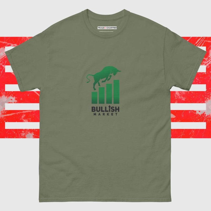 Bullish Market Cotton t-shirt | Unisex