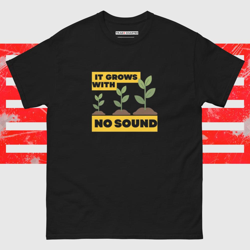 Grows with No Sound Cotton t-shirt | Unisex