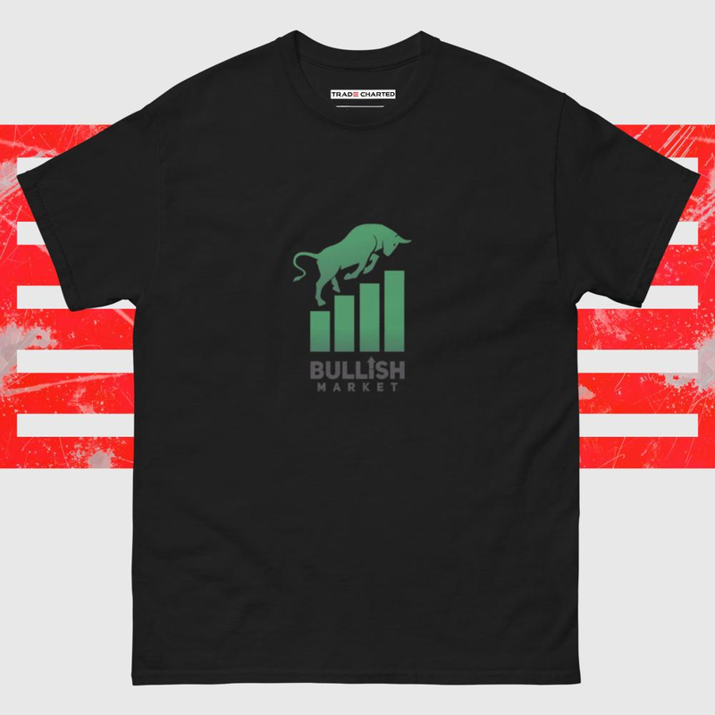 Bullish Market Cotton t-shirt | Unisex