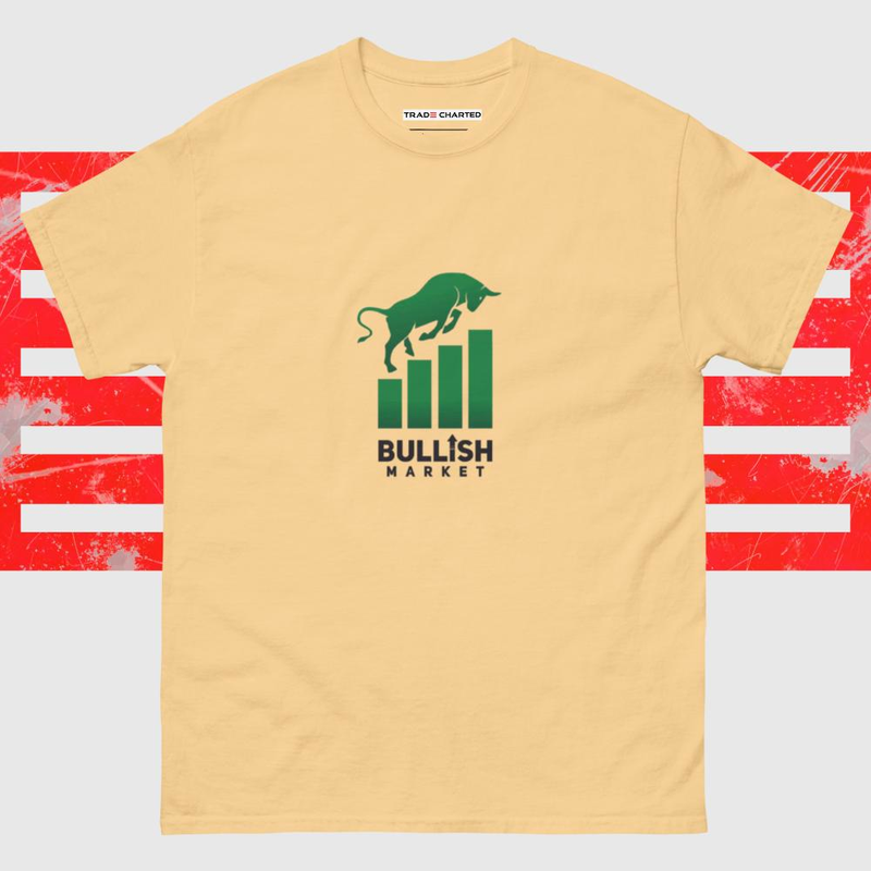 Bullish Market Cotton t-shirt | Unisex