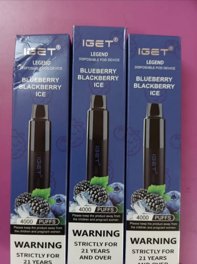 IGET Legend Blueberry Blackberry Ice Disposable Pod Device