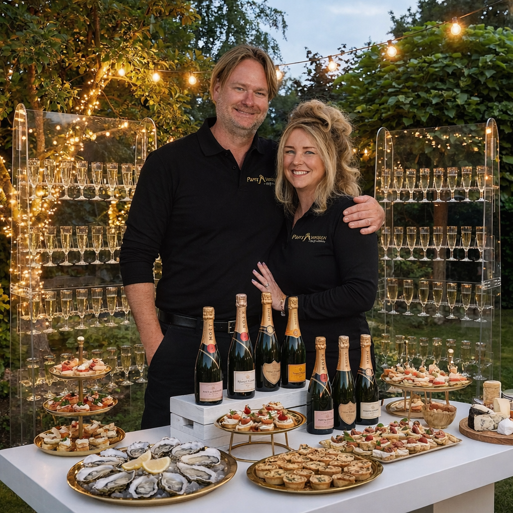 Champagnewand champagne muur