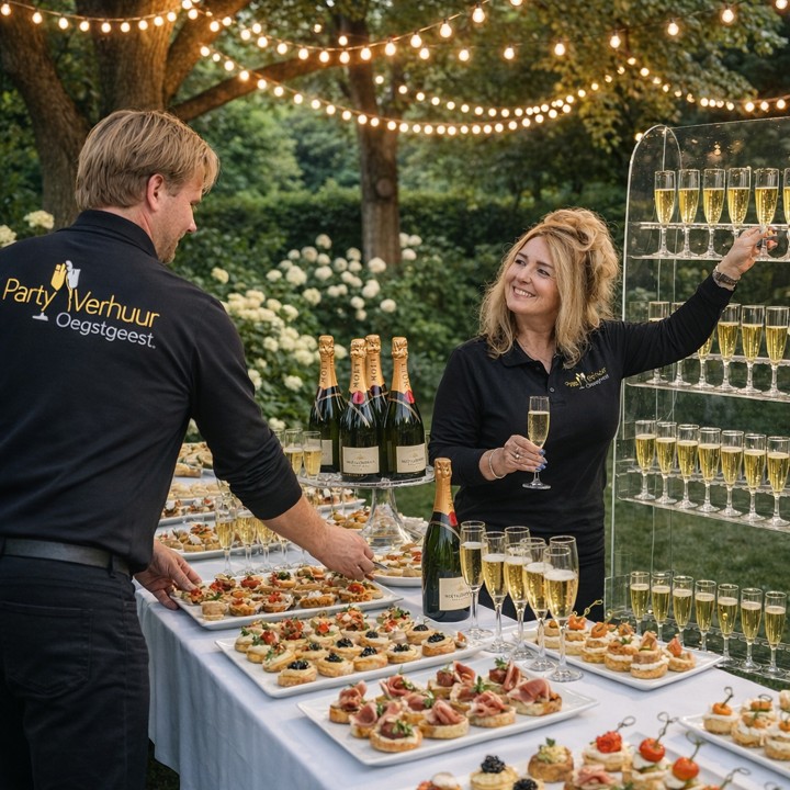 Champagnewand champagne muur