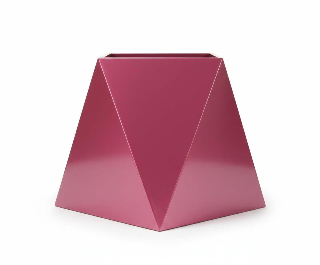 Modern geometrik saksı