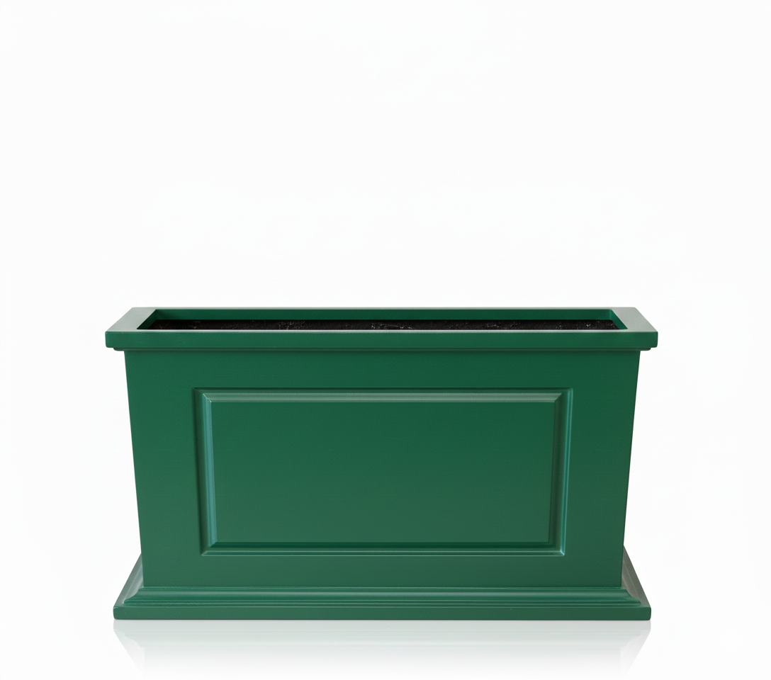 Yeşil Dikdörtgen Saksı