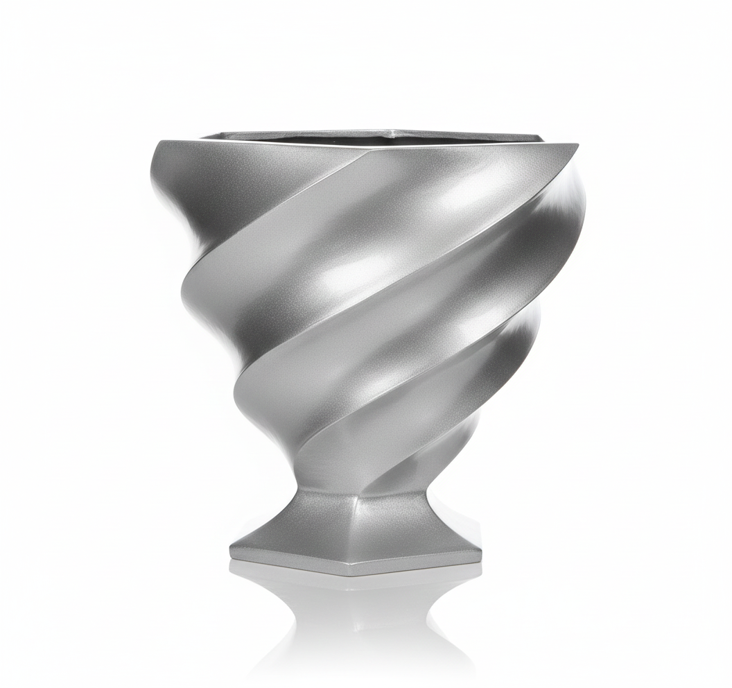 Modern spiral Saksı