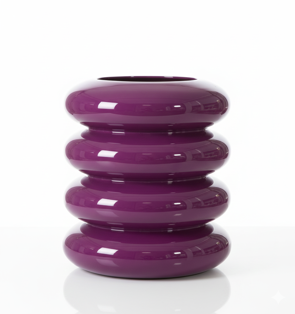 Mor Modern Fiber Saksı